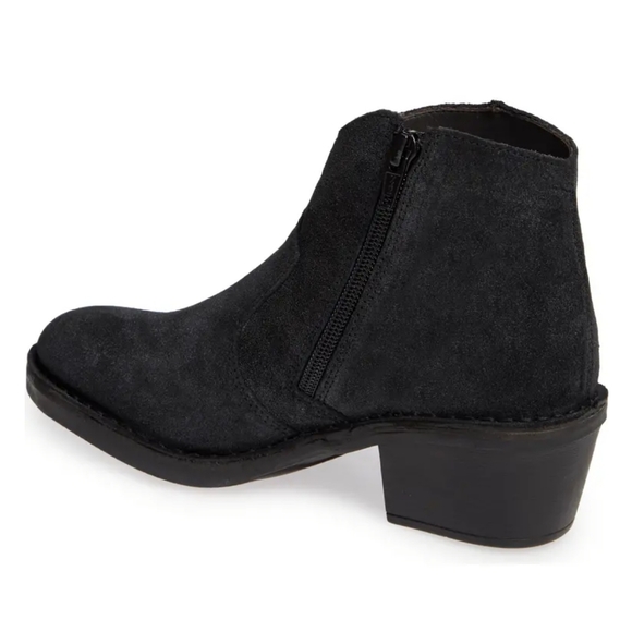 Western Chic Fly London Black Leather Booties - Picture 2 of 9